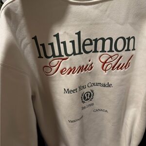 lululemon athletica Cream Tennis Club Sweater